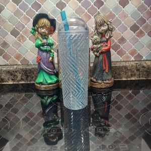 Caribou Coffee tumbler w/ dome lid